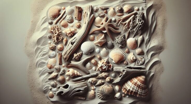 driftwood and shells crafts