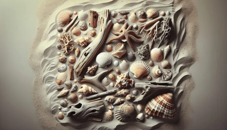 driftwood and shells crafts