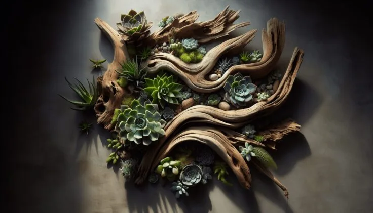 Driftwood And Succulents Driftwood And Succulents