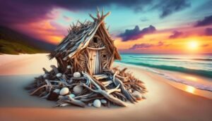 driftwood beach huts 1