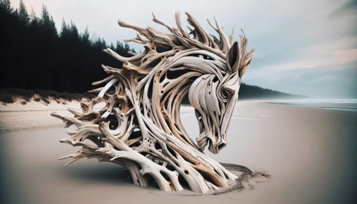 Driftwood Horse Head