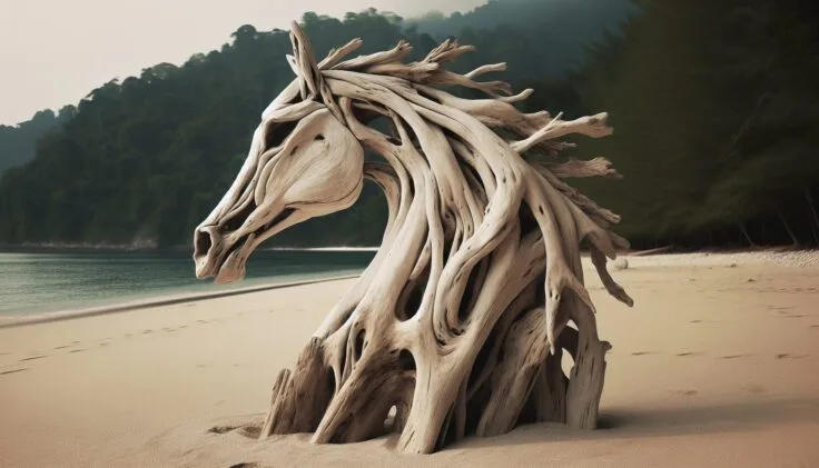 Driftwood Horse Head