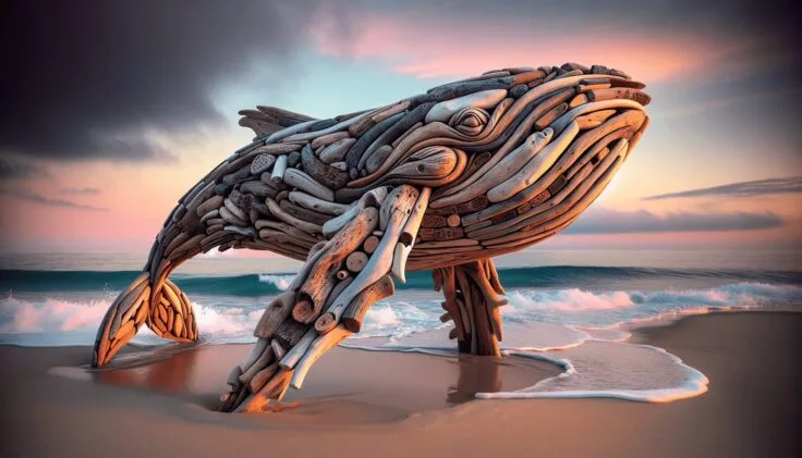 Driftwood Humpback Whale