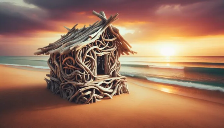 driftwood hut 1