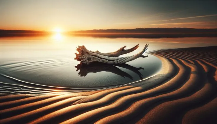driftwood on alder