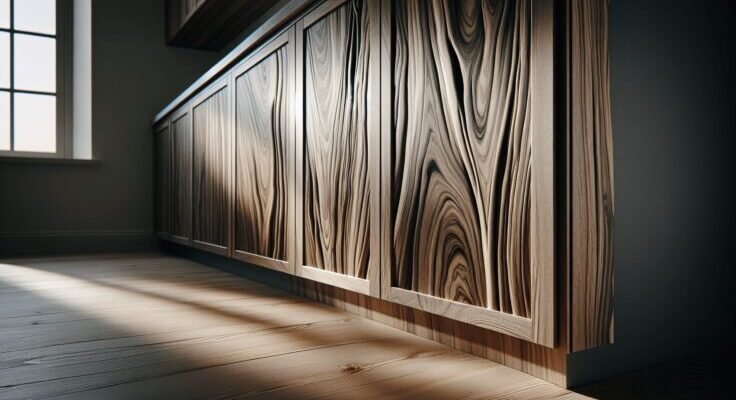 driftwood stain on hickory cabinets 1