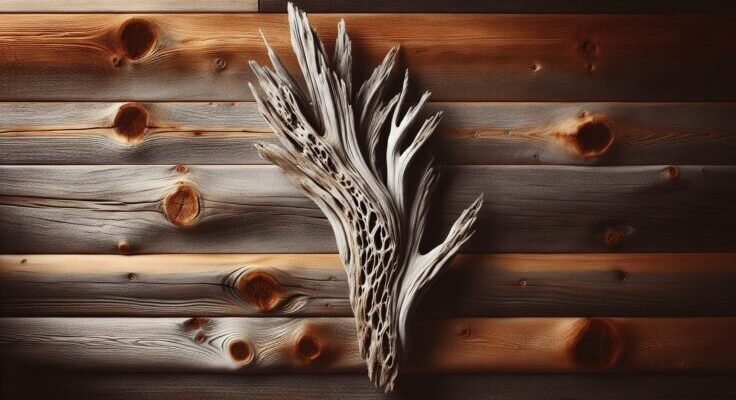 driftwood stain on knotty alder 1