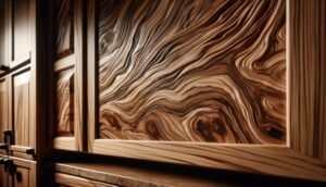 driftwood stained hickory cabinets