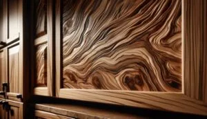 driftwood stained hickory cabinets