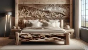 highland park driftwood bed 1