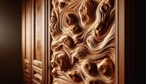 knotty alder driftwood cabinets