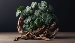monstera adansonii driftwood