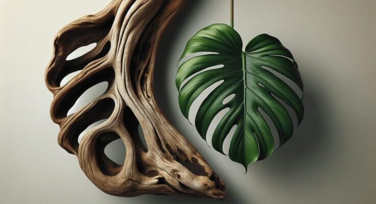 monstera adansonii driftwood 4