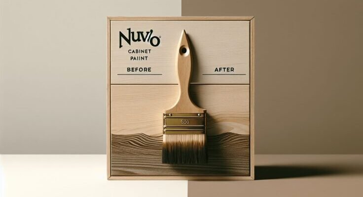 nuvo cabinet paint before and after driftwood 1