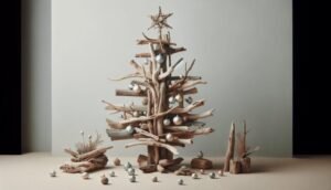 avant garde driftwood christmas tree