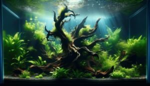 driftwood aquascape planted aquarium 1