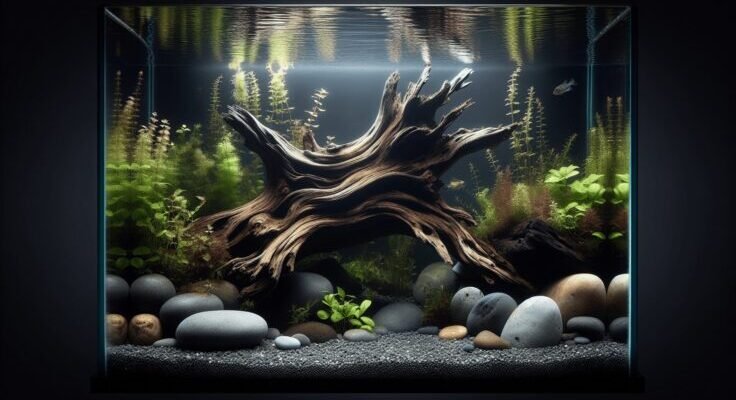 driftwood aquascape simple