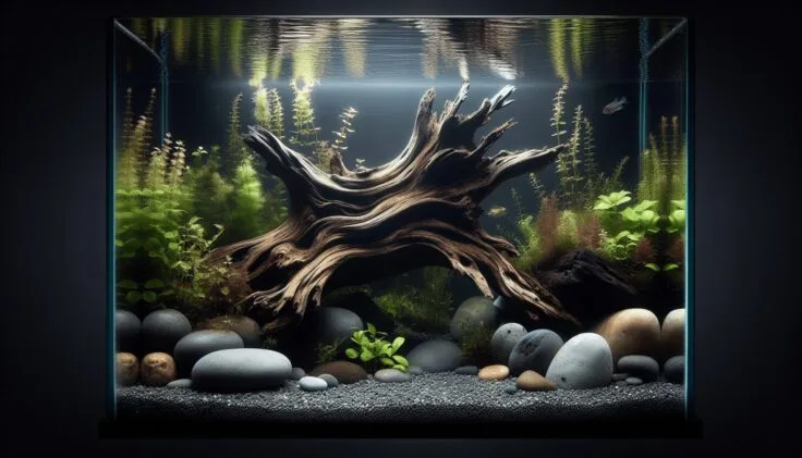 driftwood aquascape simple