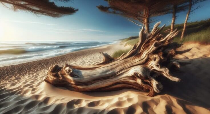 driftwood at beach 1