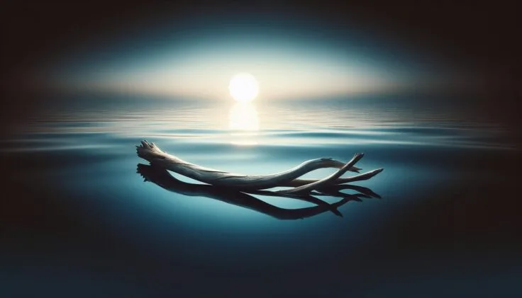driftwood at sea 1