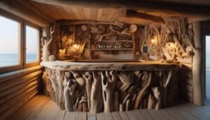 driftwood bar ideas