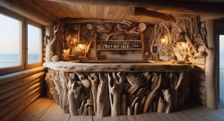 driftwood bar ideas