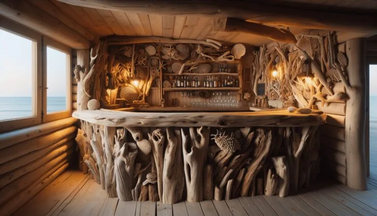 driftwood bar ideas