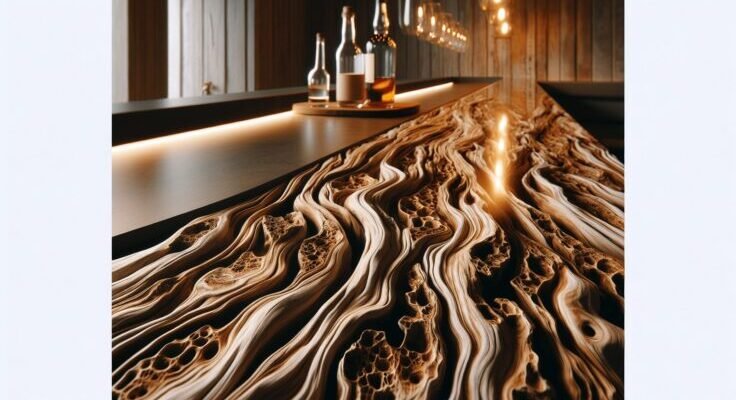 driftwood bar top