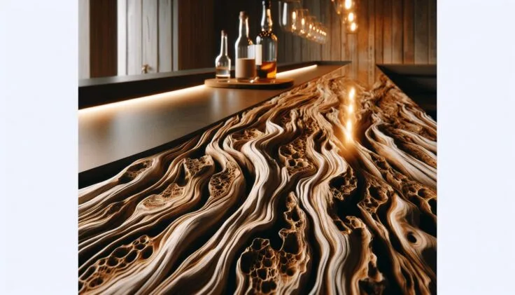 driftwood bar top