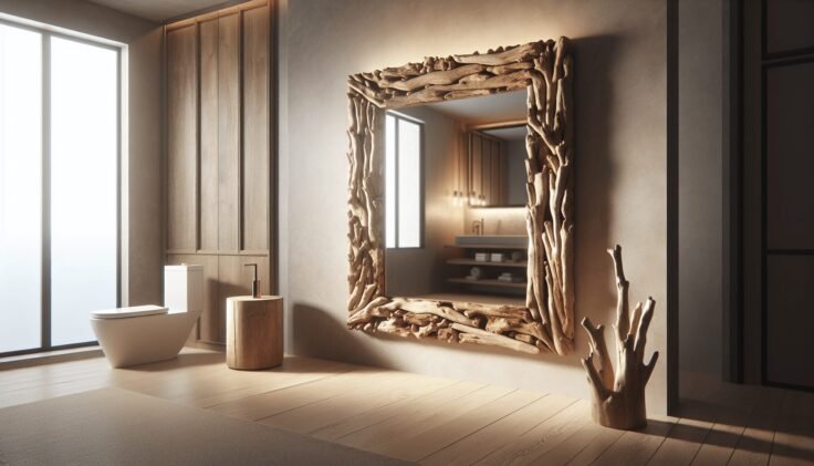 Driftwood Bathroom Mirror Driftwood Bathroom Mirror