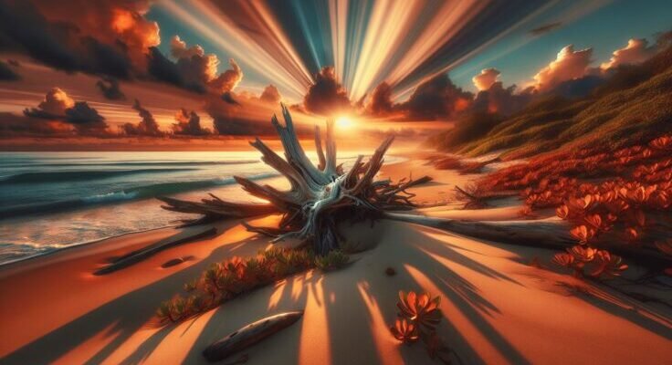 driftwood beach photoshoot