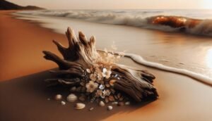 driftwood beach wedding 1