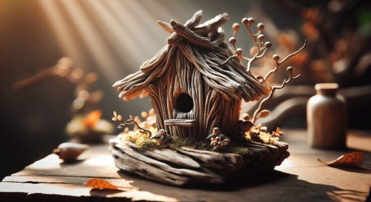 driftwood bird houses rustic birdhouses