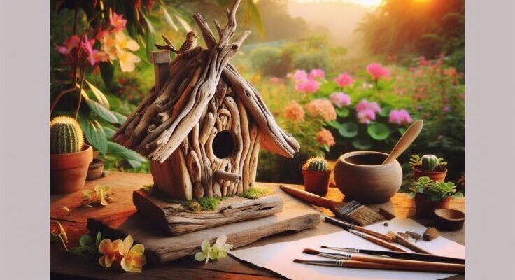 driftwood birdhouses diy