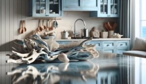 driftwood blue kitchen