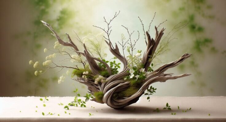 driftwood ikebana 1