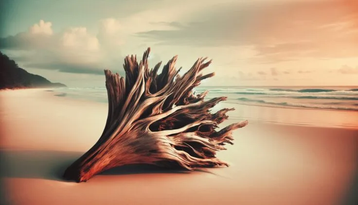 how to attach driftwood
