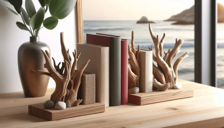Driftwood Bookends Driftwood Bookends
