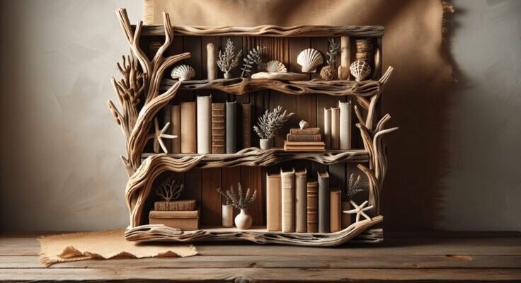 driftwood bookshelf 1