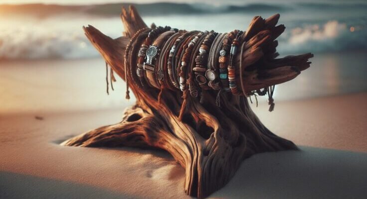 driftwood bracelet holder