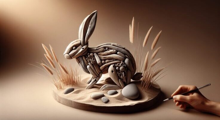 driftwood bunny