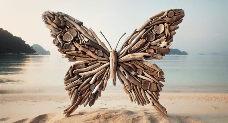 driftwood butterfly diy