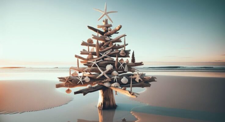driftwood christmas tree diy 1