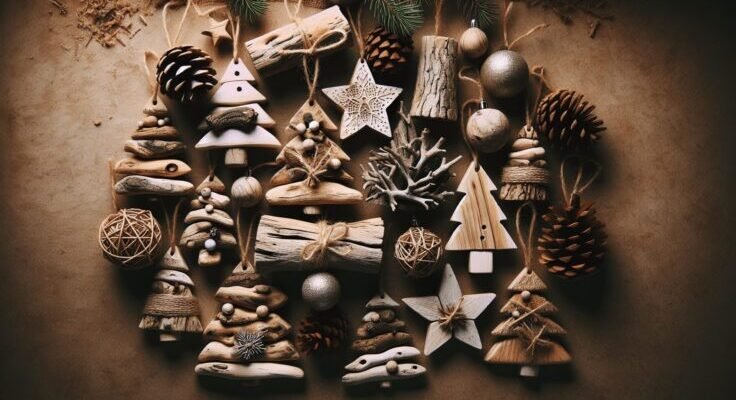driftwood christmas tree ornaments