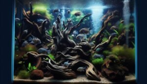 driftwood cichlid tank 1