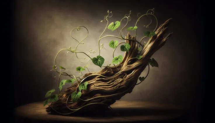 driftwood climbing plant