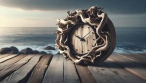 driftwood clock