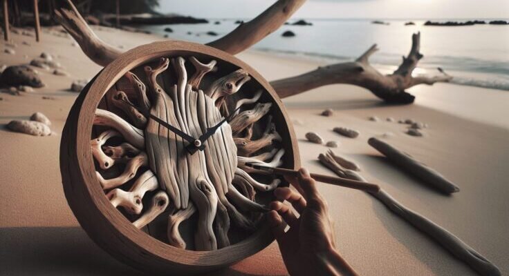 driftwood clocks diy