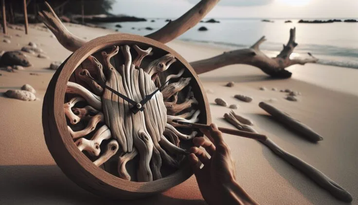 driftwood clocks diy