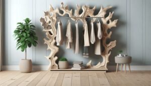 driftwood clothes rack 1